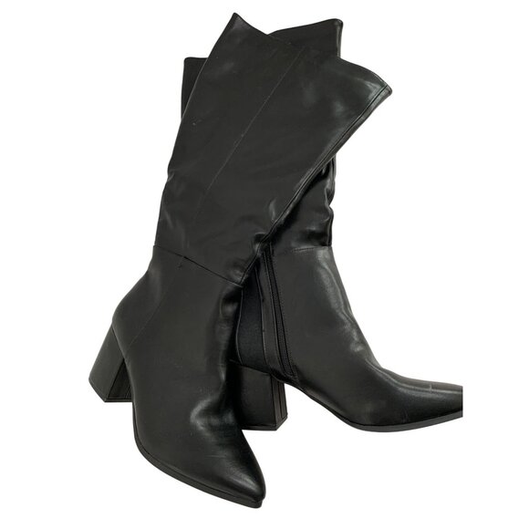 Lane Bryant Women's Dream Cloud Knee-High Boot 11W Black Wide Calf NWT 8771 - Picture 1 of 7